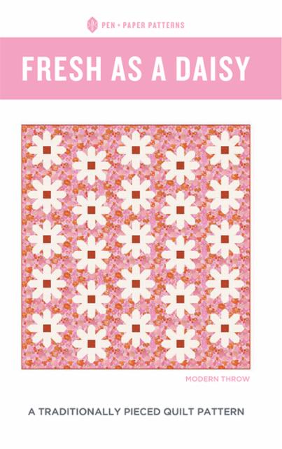 Fresh As A Daisy Quilt Pattern-PRINTED
