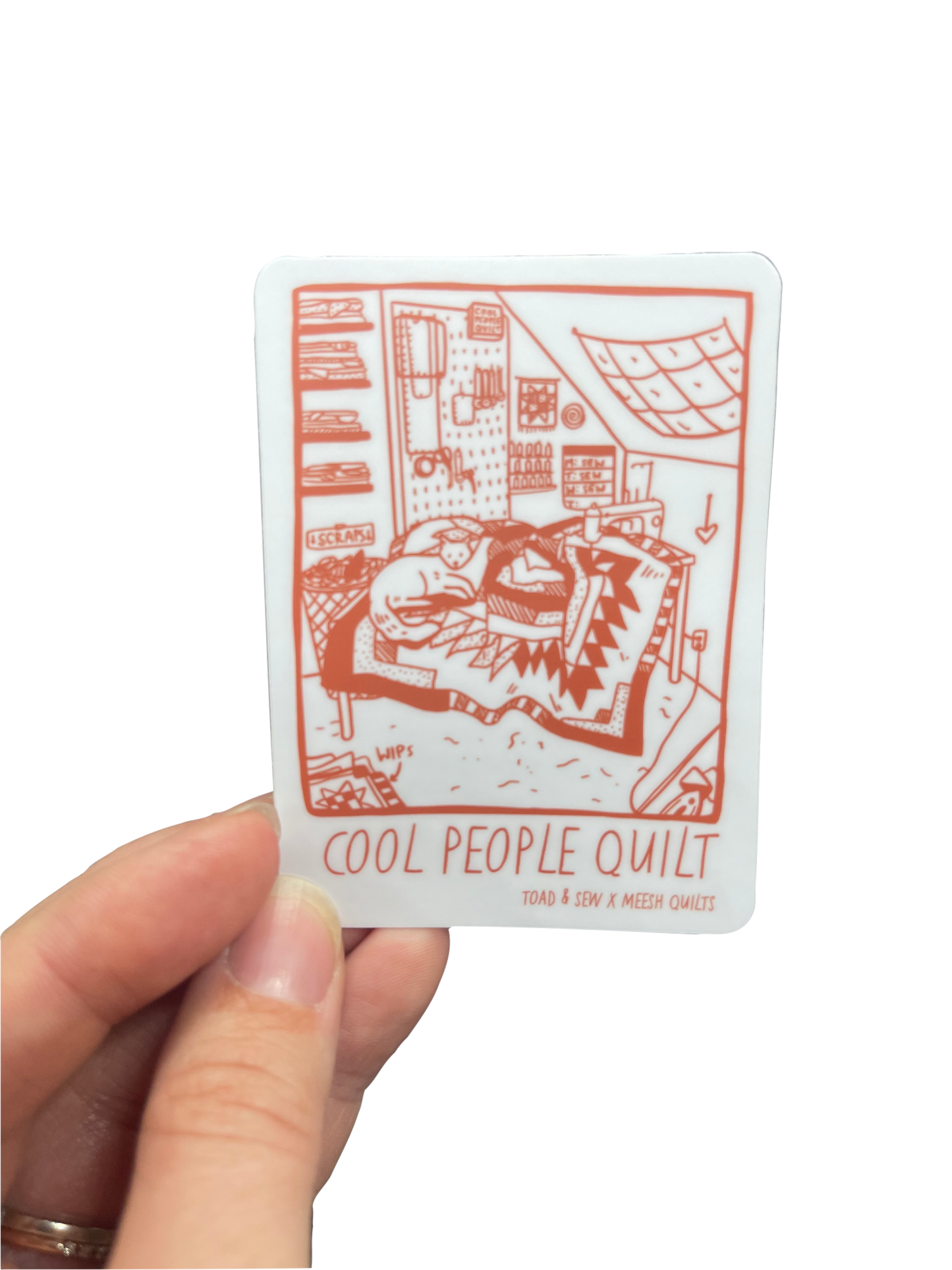 2021 Cool People Quilt Sticker