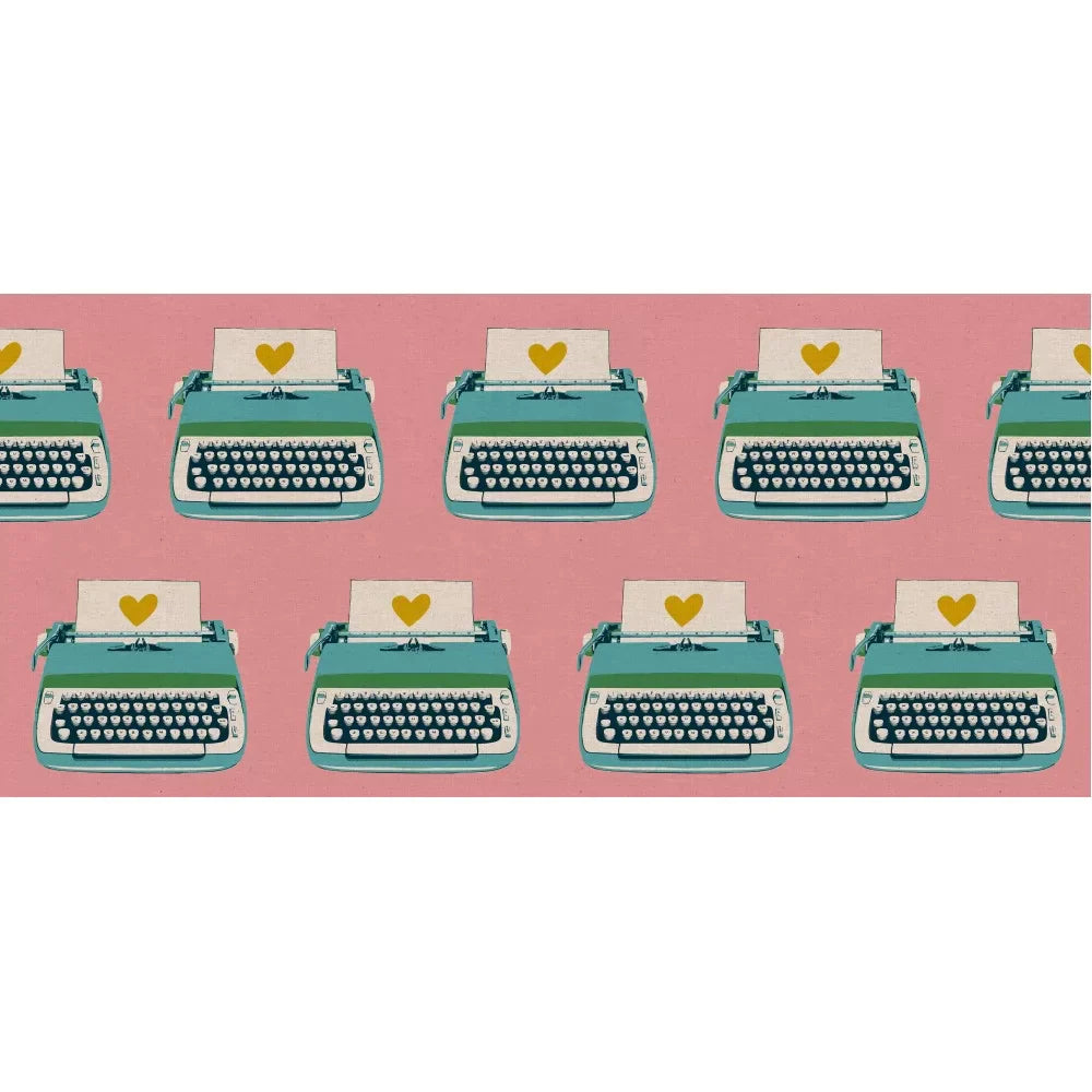 Typewriters - Merry CANVAS Fabric