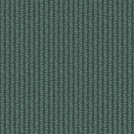 Laurel Stripe - Hunter Fabric